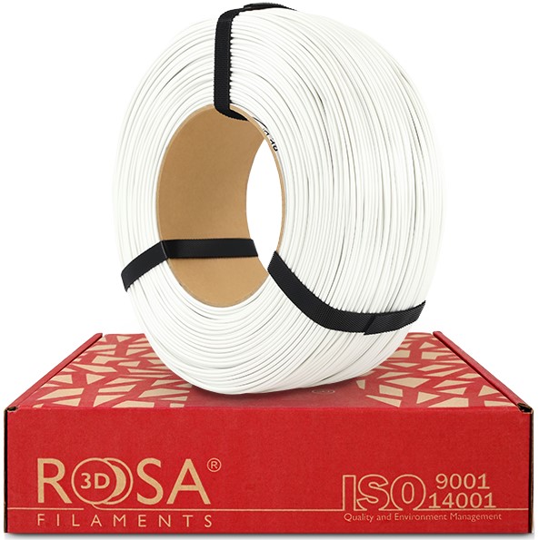 Filament ASA white 1.75mm 1kg refill packing Rosa3D